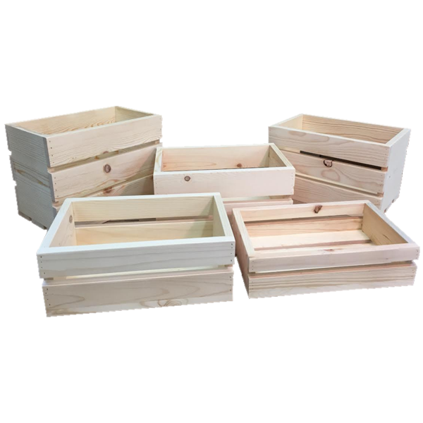 bulk wooden crates