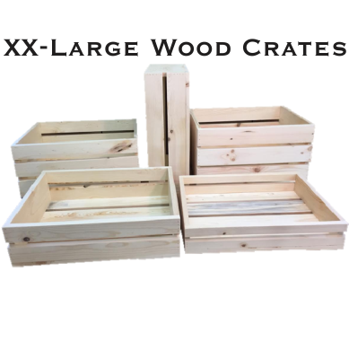 XXL Wood Crate perfect for a Pet Bed or End Table